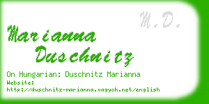 marianna duschnitz business card